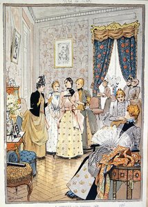 The Wedding Presents」（1886年）（カラーリトグラフ） 作： Auguste Francois Gorguet