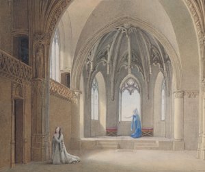 アン、妹のアン、1817年、何も来ないのが見えますか。 作： Auguste Garneray