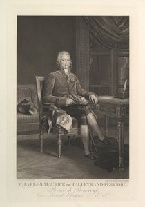 1808年後のシャルルモーリスドタリランペリゴールの肖像。