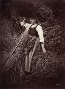 農民、c。 1870年。 作： Auguste Giraudon