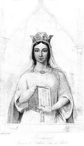 ナバレのベレンガリアc1164-1230、リチャード1世王妃との配偶者11157-1199年、1844年 作： Auguste Hervieu