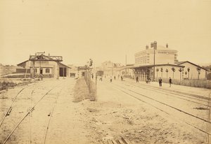 モンブリソン駅 作： Auguste Hippolyte Collard