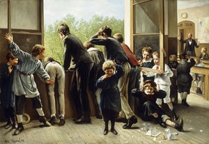 クラスいたずら、 作： Auguste Joseph Trupheme