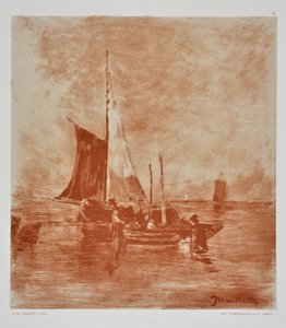 漁船（図面） 作： Auguste Lauzet