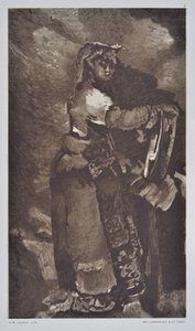 イタリア語の勉強（デッサン） 作： Auguste Lauzet