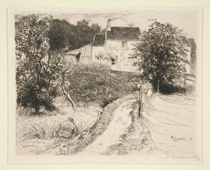 At Bellot (Seine-et-Marne) (ベロー[セーヌ・エ・マルヌ]) 作： Auguste Lepere