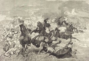 スーダン: エルテブの戦い、1883 年 1890 年。 作： Auguste Lepere