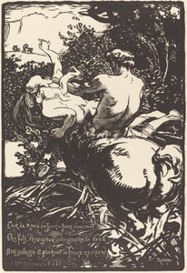 ケンタウロス ケンタウロス、1896年。 作： Auguste Lepere
