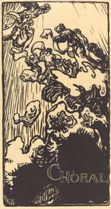 合唱、1897年。 作： Auguste Lepere