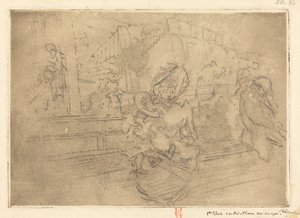 グリニッジへの出発 (Depart pour Greenwich) 作： Auguste Lepere