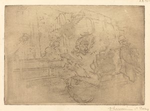 グリニッジへの出発 (Depart pour Greenwich) 作： Auguste Lepere