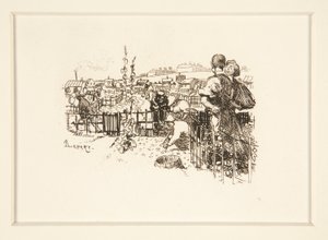 園芸 作： Auguste Lepere