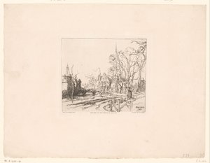 ブルージュのベギンホフ橋の眺め Le pont du Beguinage à Bruges (オブジェクトのタイトル)