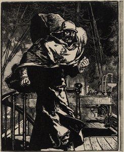 怒っている皇帝ウィリアム 作： Auguste Lepere