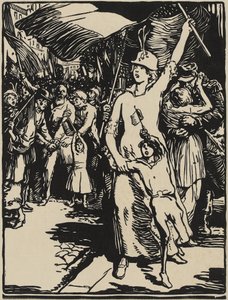 戦争が宣言された 作： Auguste Lepere