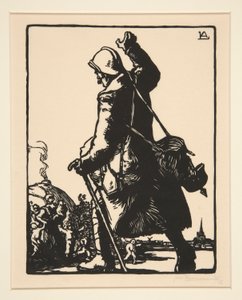 休暇中の兵士、1914 年の戦争から、最初のシリーズ、no.16