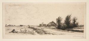 小さな牛飼い 作： Auguste Lepere
