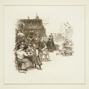 アウトドアフェスティバル 作： Auguste Lepere