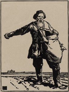 ロシアの農奴 作： Auguste Lepere