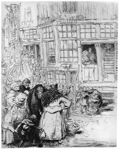 アムステルダムのユダヤ人地区、c1870-1910 1924