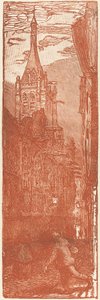 1901年に出版されたサン・セヴラン。 作： Auguste Lepere