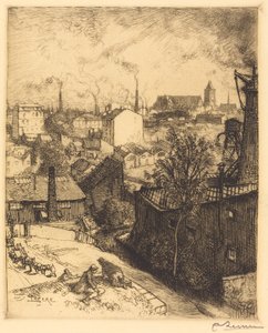 サン・ドニのお土産 作： Auguste Lepere