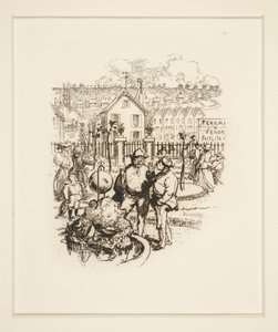 郊外公園 作： Auguste Lepere