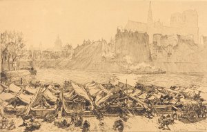 グレート・アップル・マーケット グレート・アップル・マーケット、1891年。 作： Auguste Lepere