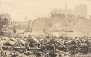 グレート・アップル・マーケット グレート・アップル・マーケット、1917年。 作： Auguste Lepere