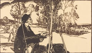 ランドスケープアーティスト ランドスケープアーティスト、1912年。 作： Auguste Lepere
