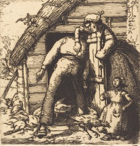 The Poulterer, Vendee The Poultry, Vendee, 1908. 作： Auguste Lepere