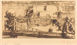 ウォッシュハウス 作： Auguste Lepere
