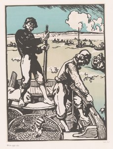 ツイネジ えび漁師 作： Auguste Lepere