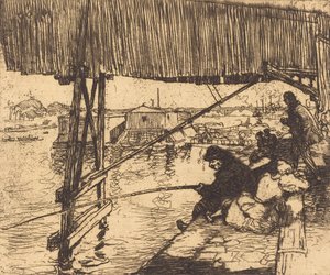 ベルシー橋の下 スー・ル・ポン・ド・ベルシー、1894年。
