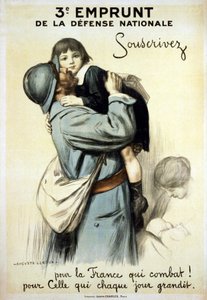 国防第三次借款「戦うフランス、日々成長するフランスのために」 - ポスター 作： オーギュスト・ルルー