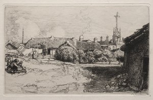 カルバリー、サン・ジャン・ド・モン 作： Auguste Louis Lepère