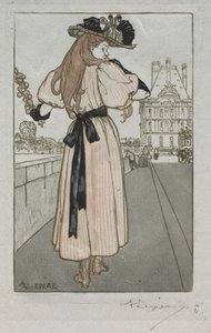 パリ年鑑、1897年：春 作： Auguste Louis Lepère