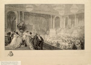 1867年博覧会のためにテュイルリー宮殿で催された祝宴