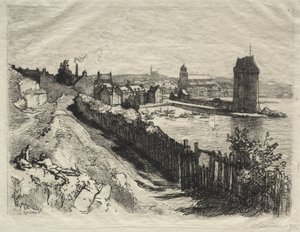 聖セルヴァン 作： Auguste Louis Lepère
