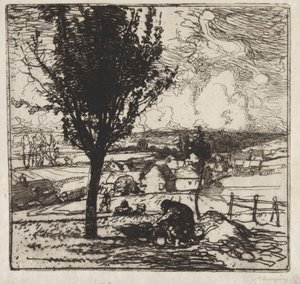 ジュイ・ル・ムーティエの願い 作： Auguste Louis Lepère