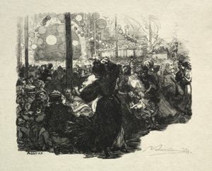 7月14日、ベルヴィル通り、午前10時 作： Auguste Louis Lepère