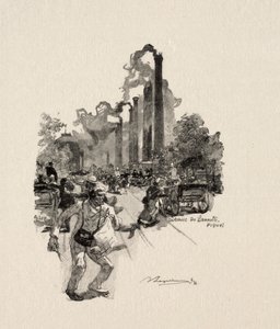 アベニューラモット-ピケ。 作： Auguste Louis Lepère