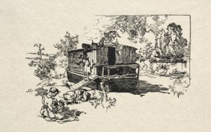 ハウジングボート 作： Auguste Louis Lepère