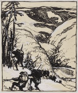 ヴォージュで 作： Auguste Louis Lepère
