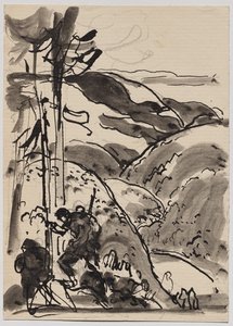 ヴォージュで 作： Auguste Louis Lepère