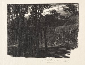 夜 作： Auguste Louis Lepère