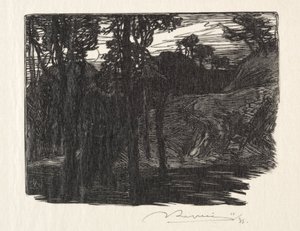 イブニング。 作： Auguste Louis Lepère