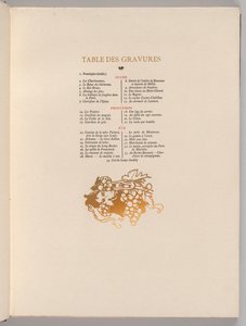 フォンテーヌブローの森：ブドウ、カルドランプの彫刻のテーブルラフォレドフォンテーヌブロー...、1908 作： Auguste Louis Lepère