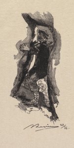 フォンテーヌブローの森：七つの洞窟の峠ラフォレドフォンテーヌブロー...、1890年。 作： Auguste Louis Lepère