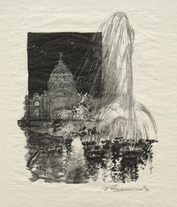ライトファウンテン。 作： Auguste Louis Lepère
